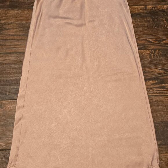 Lace Trim Midi Skirt - Picture 4 of 8